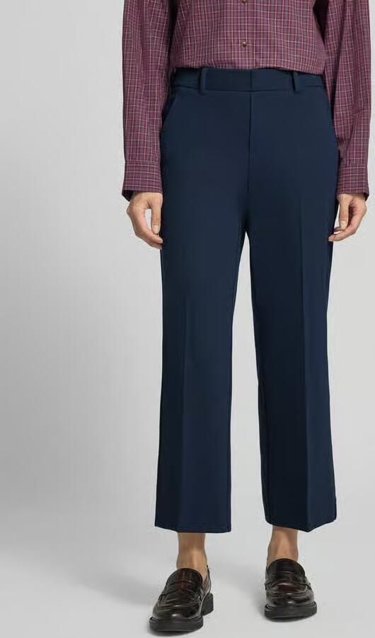 Stehmann straight fit culotte van viscosemix model 'Fenja' - Foto 3