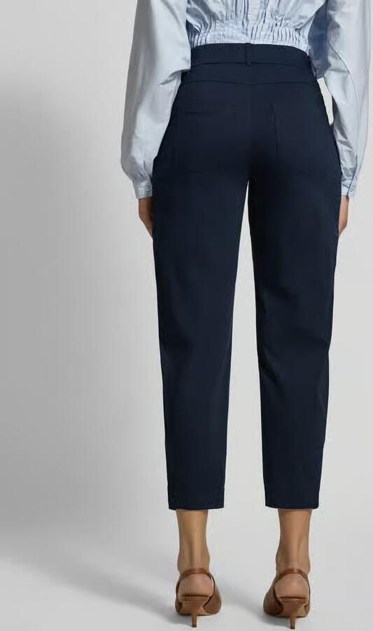Stehmann Straight fit stoffen broek met Steekzakken Model 'Ornela'