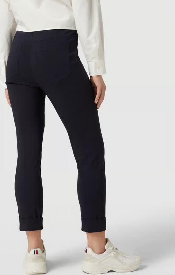 Stehmann Straight leg fit stoffen broek met steekzakken opzij model 'IGOR' - Foto 5