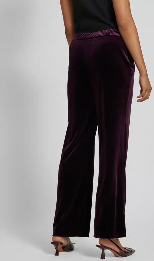 STEHMANN Straight leg stoffen broek met elastische band model 'Flanna' - Foto 4