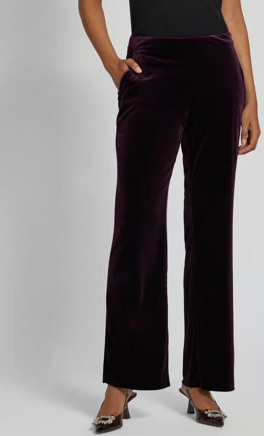 STEHMANN Straight leg stoffen broek met elastische band model 'Flanna' - Foto 3