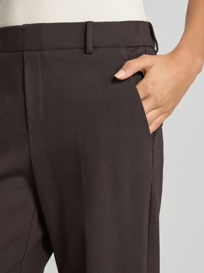 STEHMANN Straight leg stoffen broek met persplooien model 'Fenja' - Foto 2
