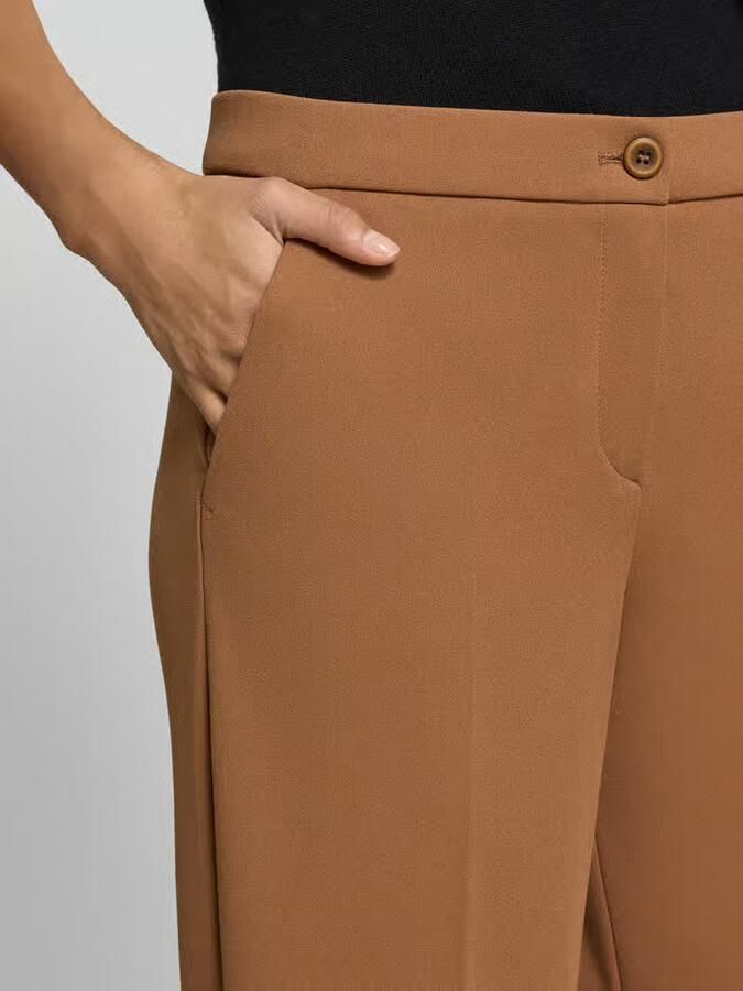 STEHMANN Wide leg bandplooibroek met steekzakken model 'Hillda' - Foto 2