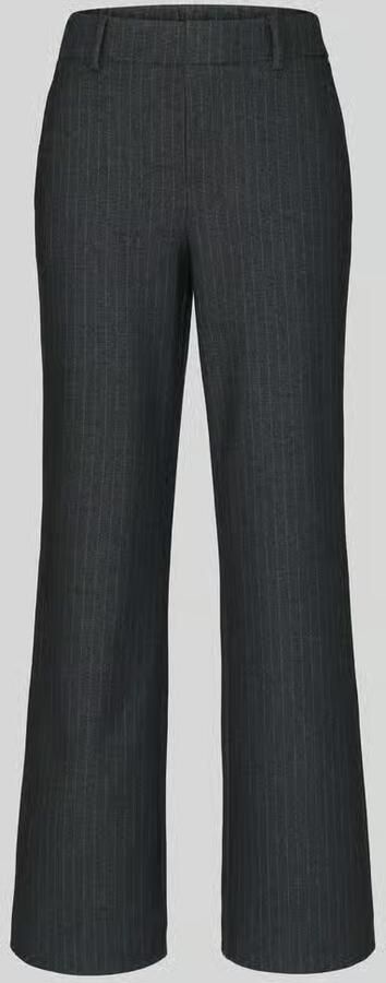 Stehmann wide leg broek met riemlussen model 'Fenja'