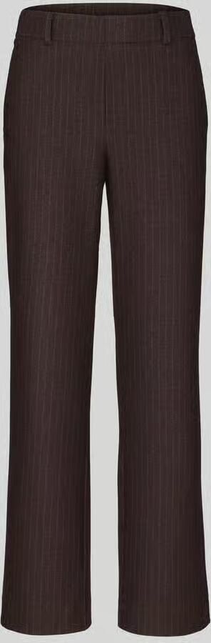 Stehmann wide leg broek met riemlussen model 'Fenja'