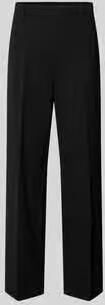 Stehmann wide leg broek met riemlussen model 'Fenja'