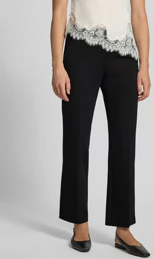 Stehmann wide leg broek met riemlussen model 'Fenja' - Foto 2