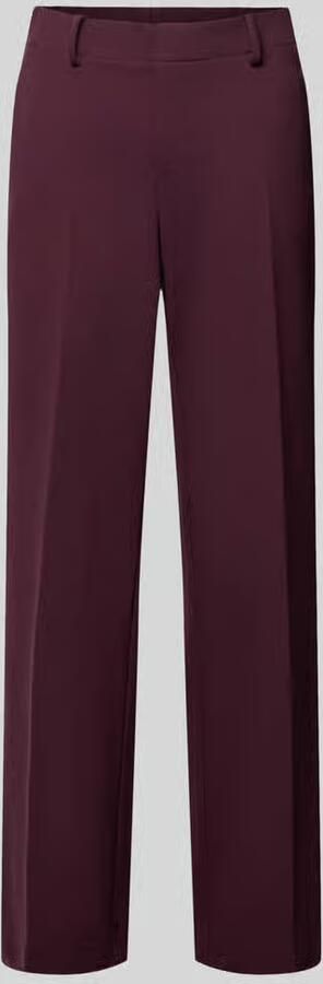 Stehmann wide leg broek met riemlussen model 'Fenja'