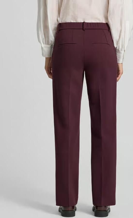 Stehmann wide leg broek met riemlussen model 'Fenja' - Foto 2