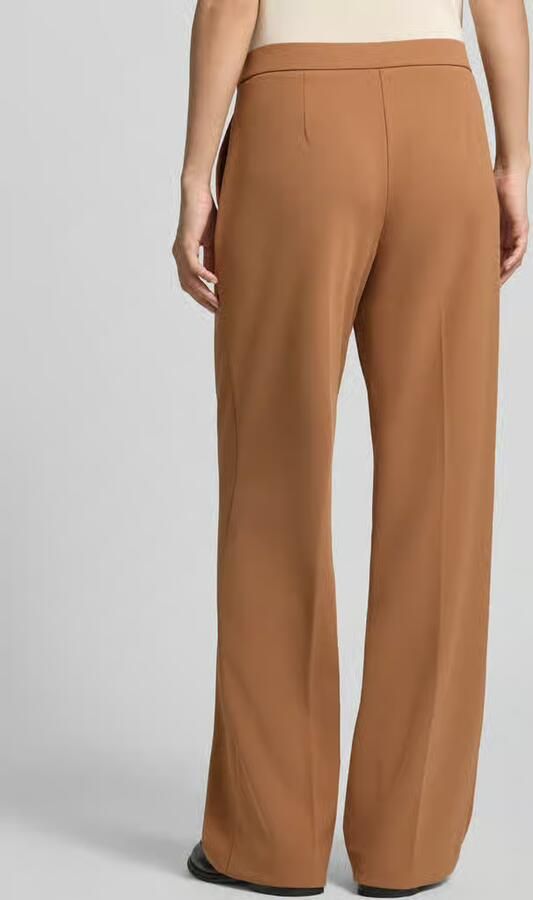 STEHMANN Wide leg bandplooibroek met steekzakken model 'Hillda' - Foto 3