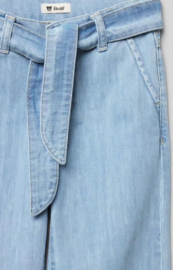 Steiff Baggy fit jeans met strikceintuur