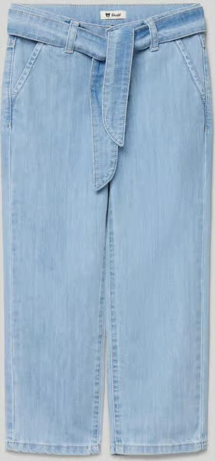 Steiff Baggy fit jeans met strikceintuur - Foto 2
