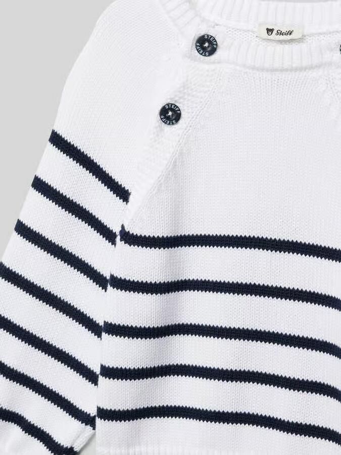 Steiff Gebreide pullover met knoopsluiting