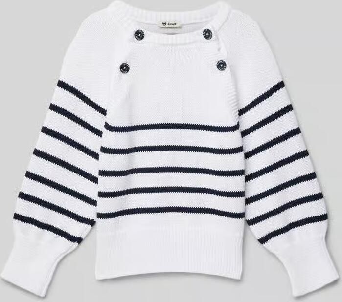Steiff Gebreide pullover met knoopsluiting - Foto 2