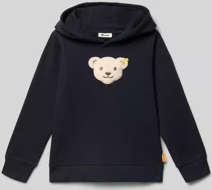 Steiff Hoodie van katoenmix - Foto 3