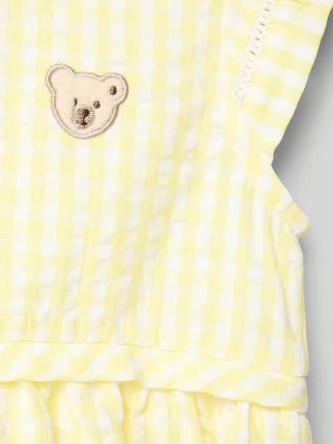 Steiff regular fit jurk met logodetail