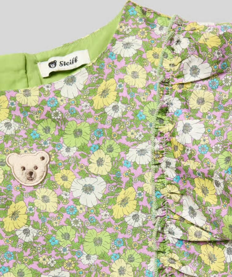 Steiff regular fit jurk met ruches