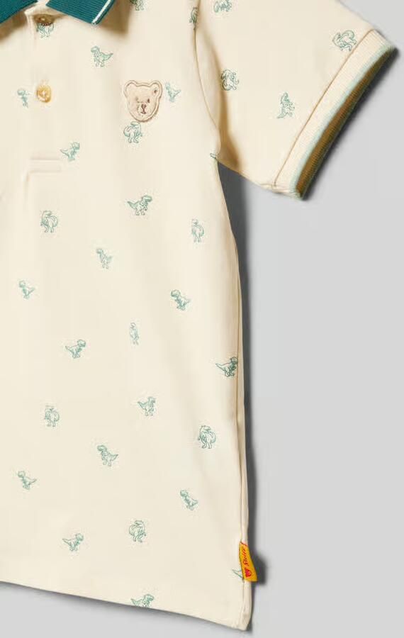 Steiff Regular fit poloshirt met gestikt logo