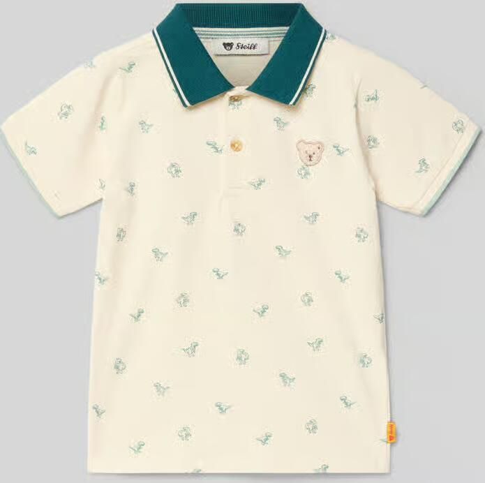 Steiff Regular fit poloshirt met gestikt logo - Foto 2
