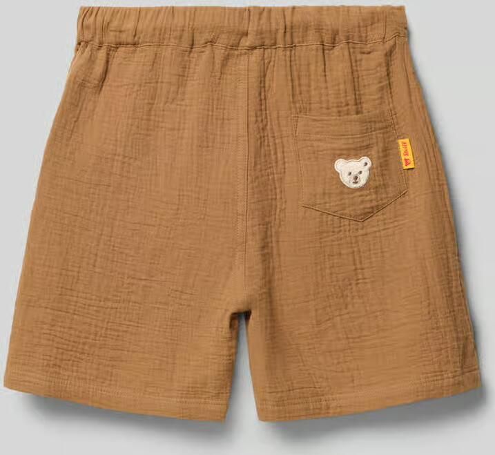 Steiff regular fit short met logodetail - Foto 2