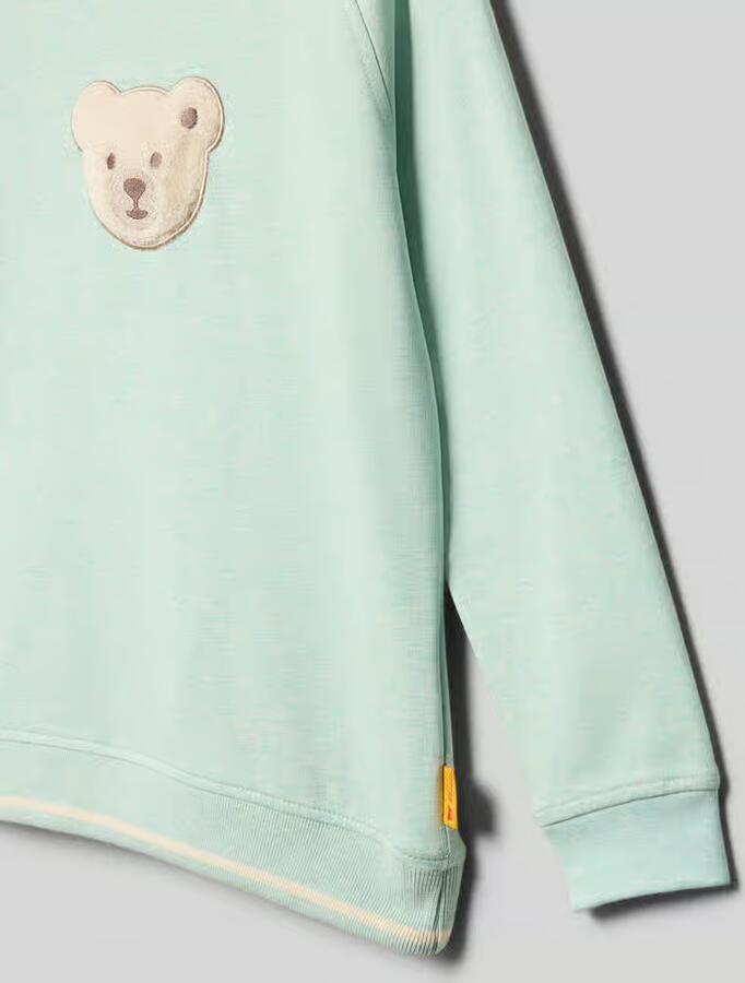 Steiff Regular fit sweatshirt met Gestikt logo