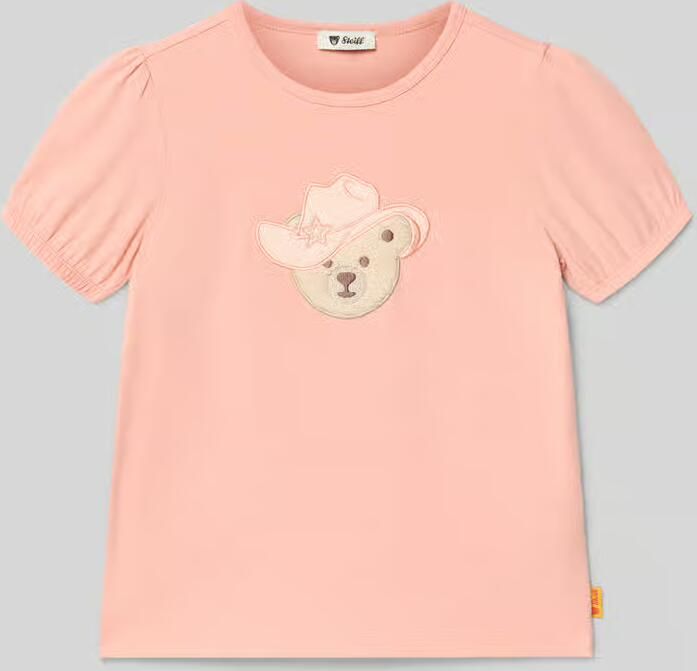 Steiff Regular Fit T-shirt met logo-stiksel - Foto 2