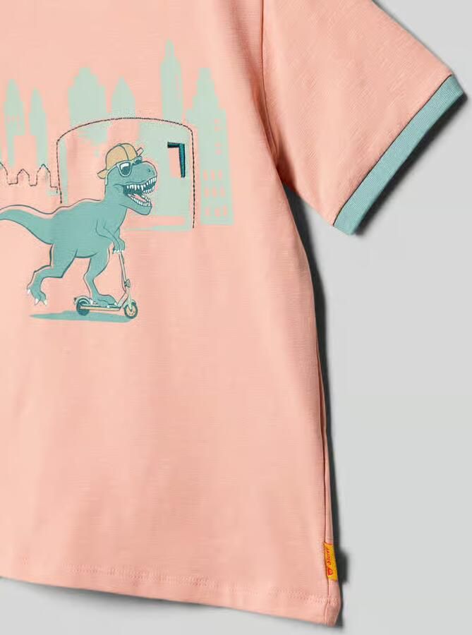 Steiff Regular fit T-shirt met motiefprint