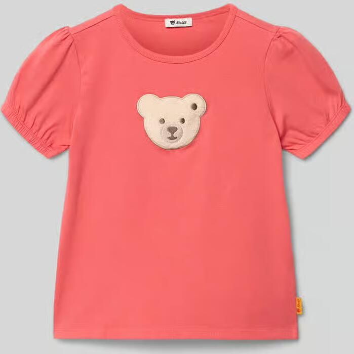Steiff T-shirt met motief-stitching en ronde hals - Foto 2