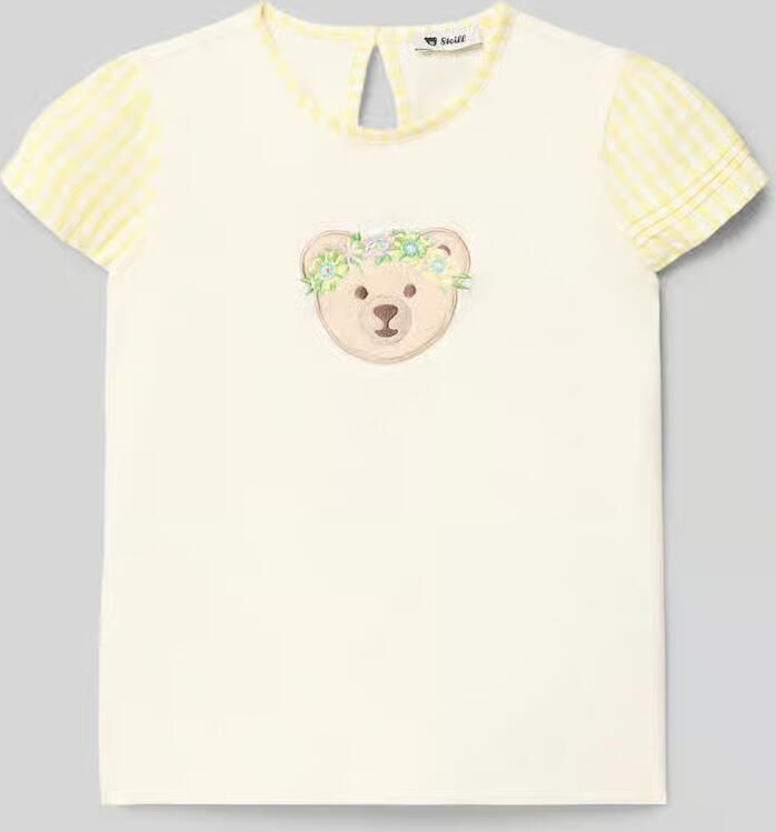 Steiff T-shirt met rugdecolleté met druppelvormige hals - Foto 2
