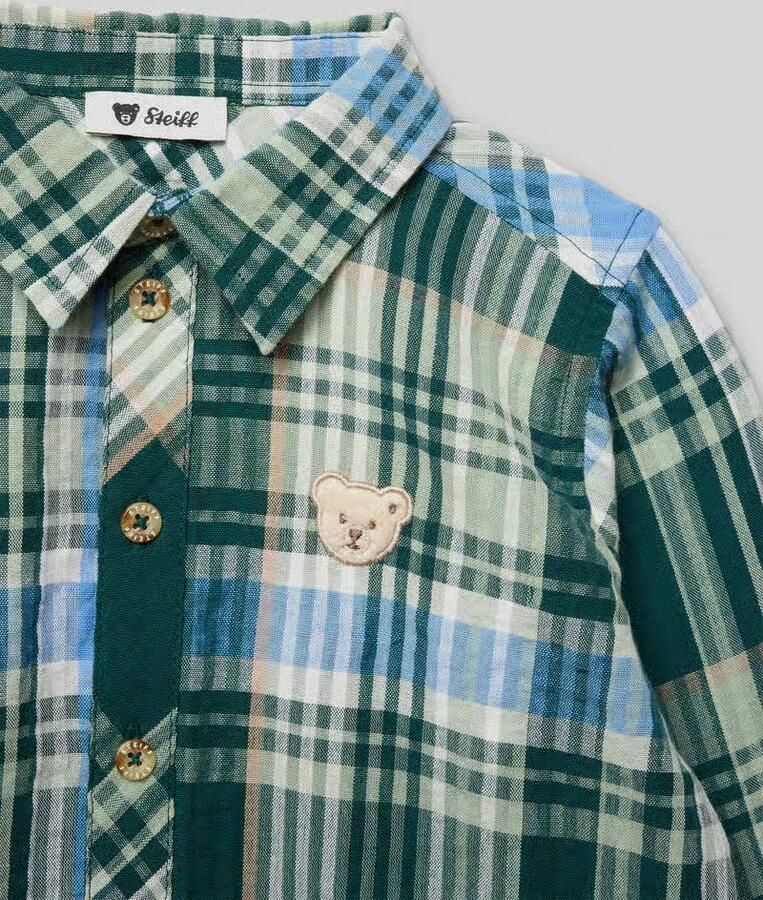 Steiff Vrijetijdsoverhemd met Labelstitching