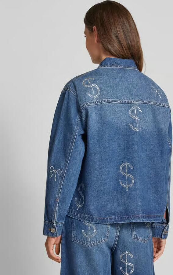 STELLA NOVA Jeansjack met strass-steentjes - Foto 2