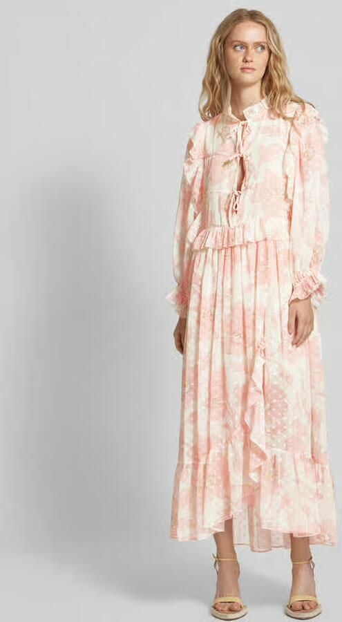 STELLA NOVA Maxi-jurk met volants - Foto 3
