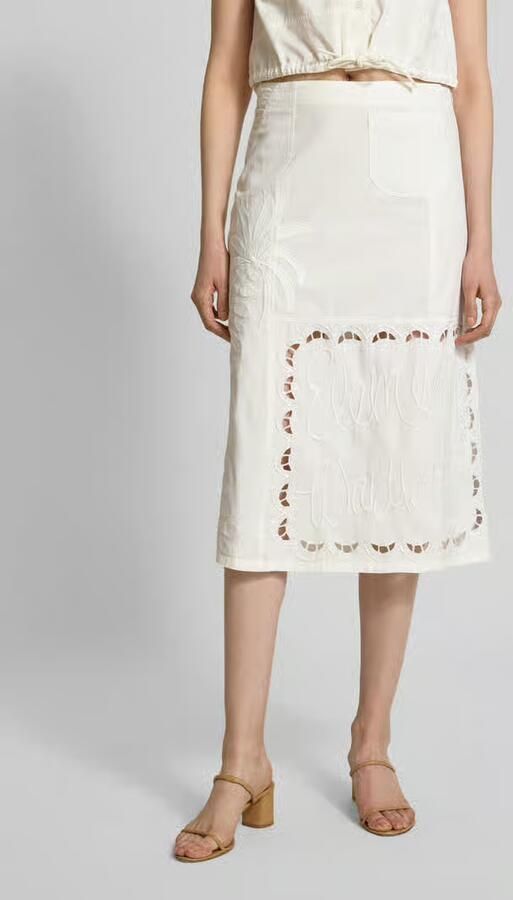 STELLA NOVA Midirok met broderie anglaise model 'Elements' - Foto 3