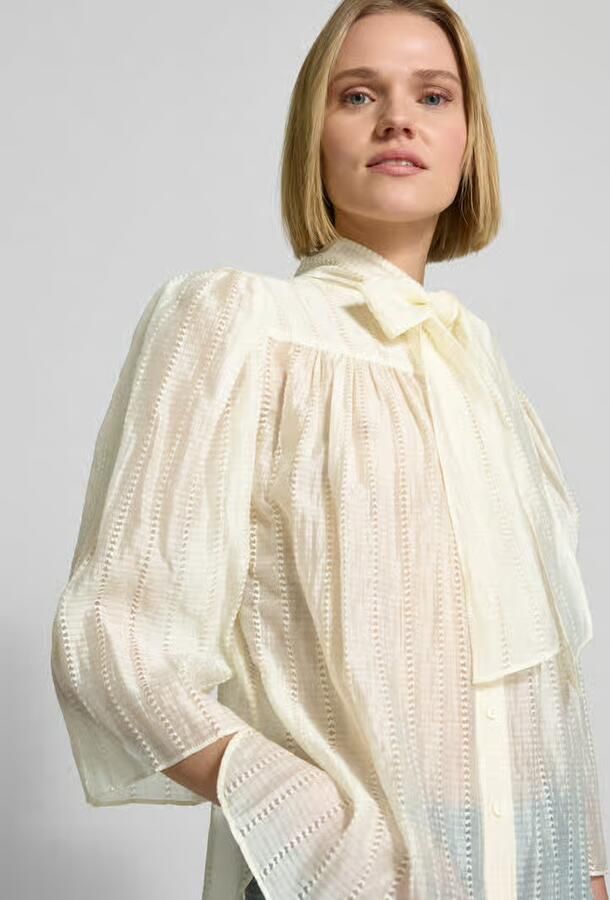 Stella Nova Regular fit blouse met 3 4-mouwen