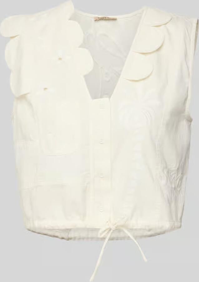 STELLA NOVA Regular fit blousetop met V-hals model 'Elements' - Foto 3