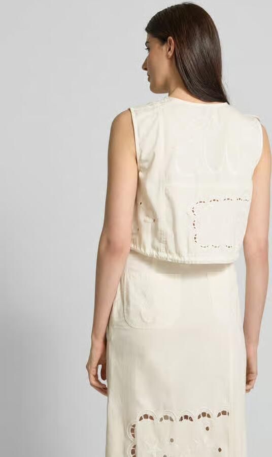 STELLA NOVA Regular fit blousetop met V-hals model 'Elements'