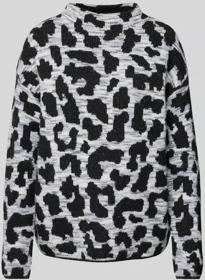 Street One Gebreide pullover met opstaande kraag - Foto 2
