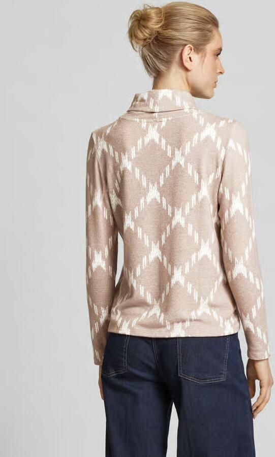 Street One Shirt met lange mouwen met coltrui