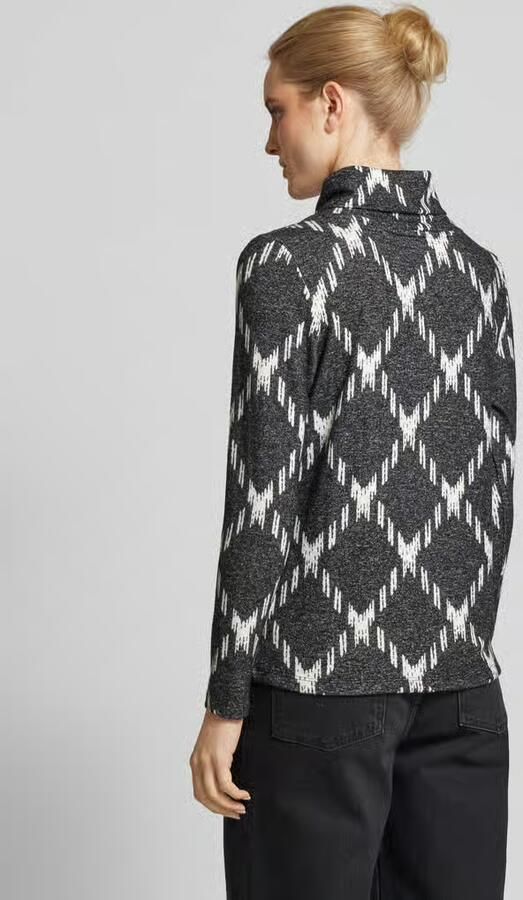 Street One Shirt met lange mouwen met coltrui