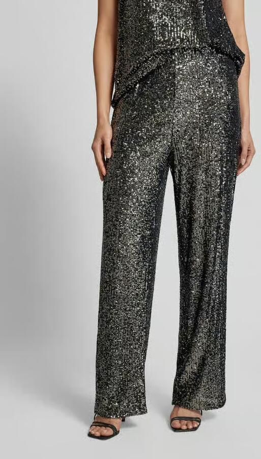 Street One Stoffen broek met pailletten - Foto 3