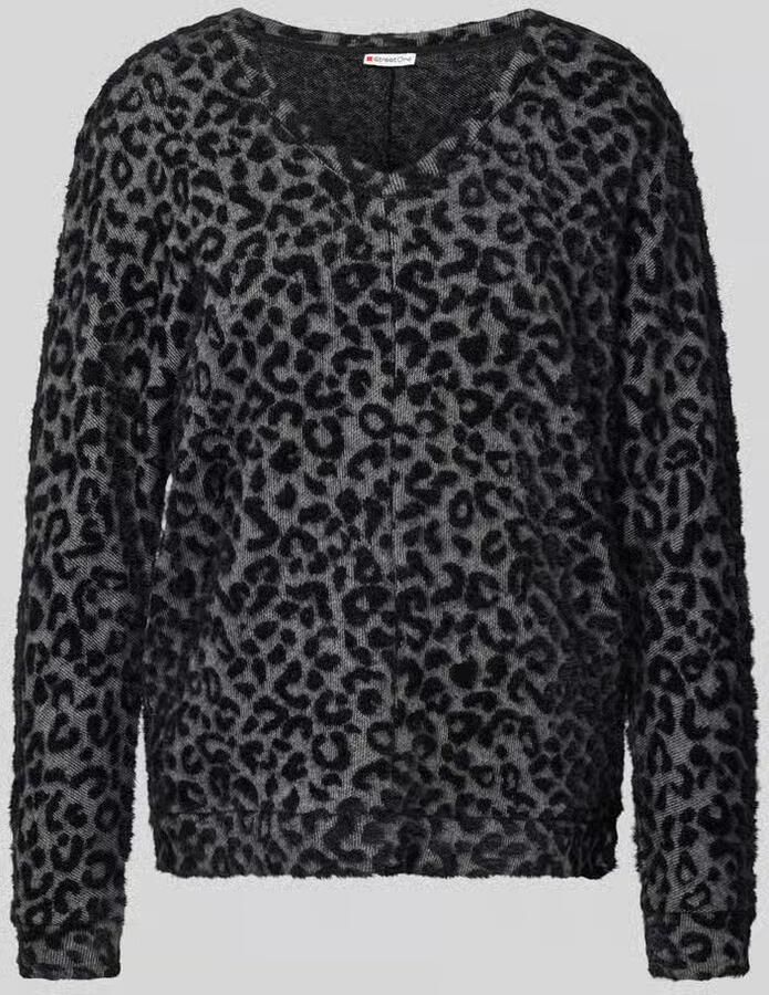 Street One Sweatshirt met ribboorden - Foto 2