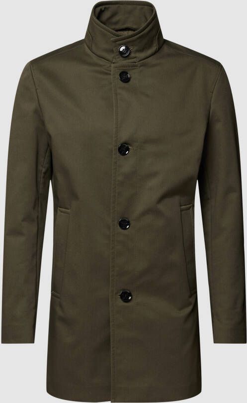 Strellson Lange jas met opstaande kraag model 'Finchley 2.0'