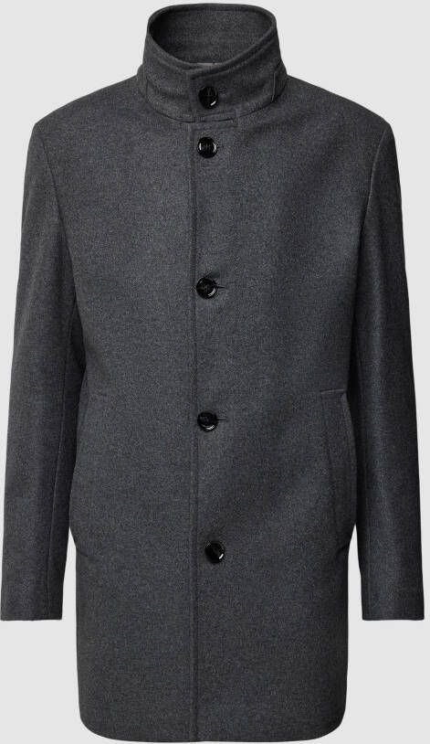 Strellson Lange jas met opstaande kraag model 'Finchley'