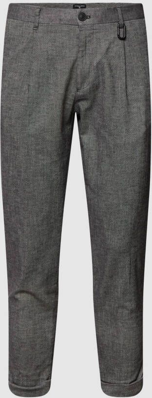 Strellson Relaxed fit chino met structuurmotief model 'Louis'