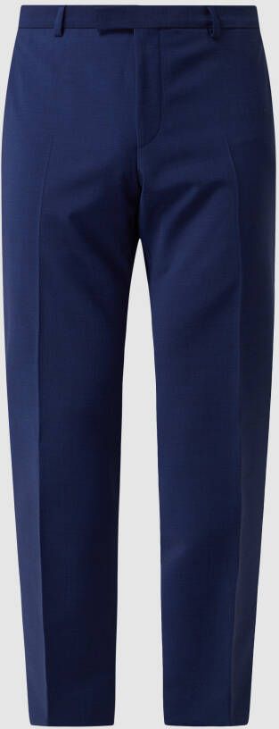 Digel Strellson pantalon mix en match blauw effen synthetisch slim fit 