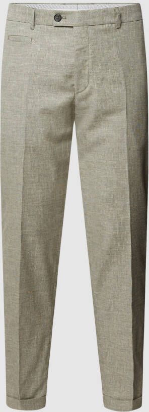 Strellson Stoffen broek met persplooien model 'Luc'