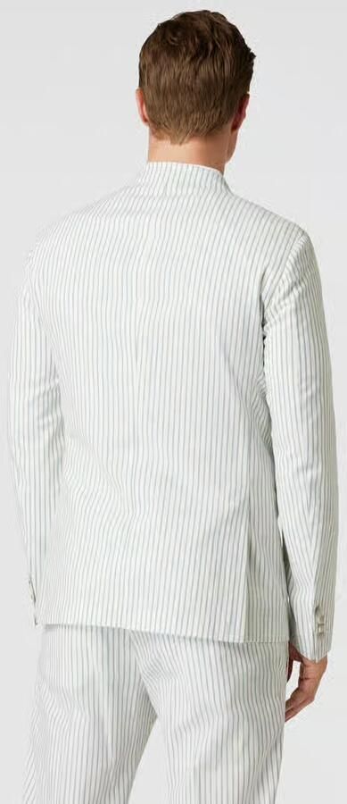 Strellson 2-knoops colbert met streepmotief model 'Acon'