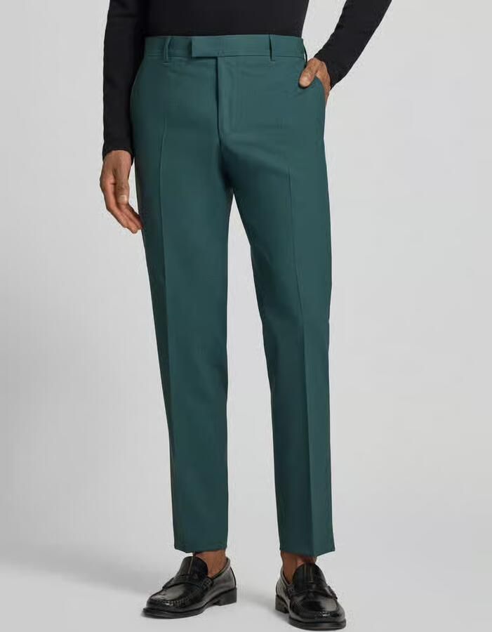 Strellson broek met rechte pijpen pantalon van wolmix model 'MELWIN' - Foto 2