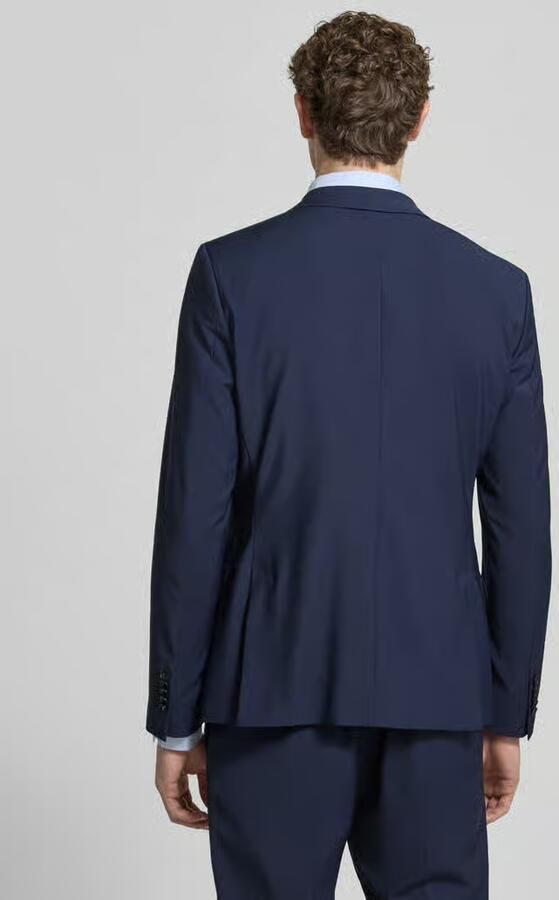 Strellson Regular fit 2-knoops colbert met wol