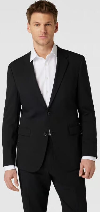 Strellson Regular fit 2-knoops colbert met wol - Foto 4